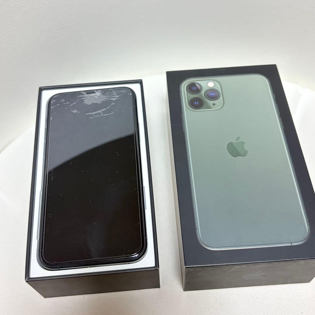 iPhone 11 Pro ミッドナイトグリーン本体 箱付き256GB
