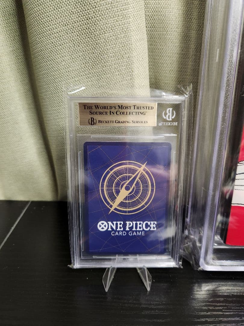 【激レア連動】BGS9.5ルフィSR プロモ＋創刊号BGS9.2 限定付録セット