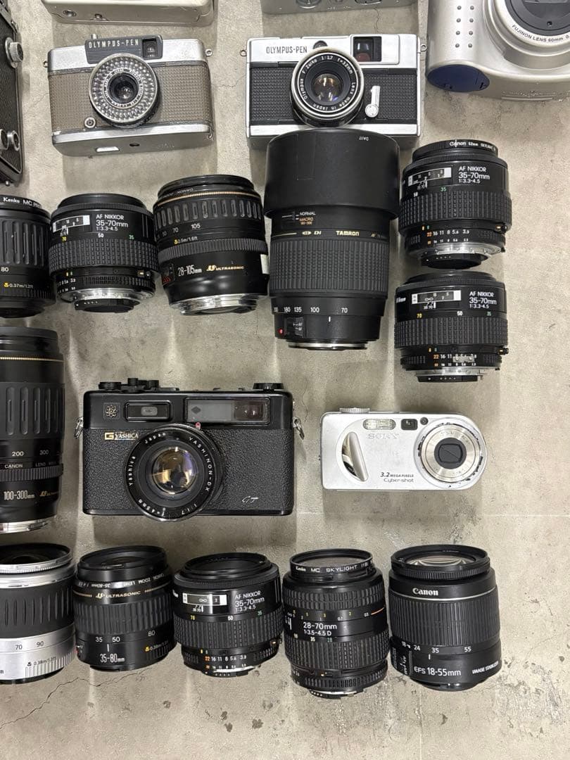33点　AF NIKKOR EF 二眼レフ　レンジファインダー レンズまとめ
