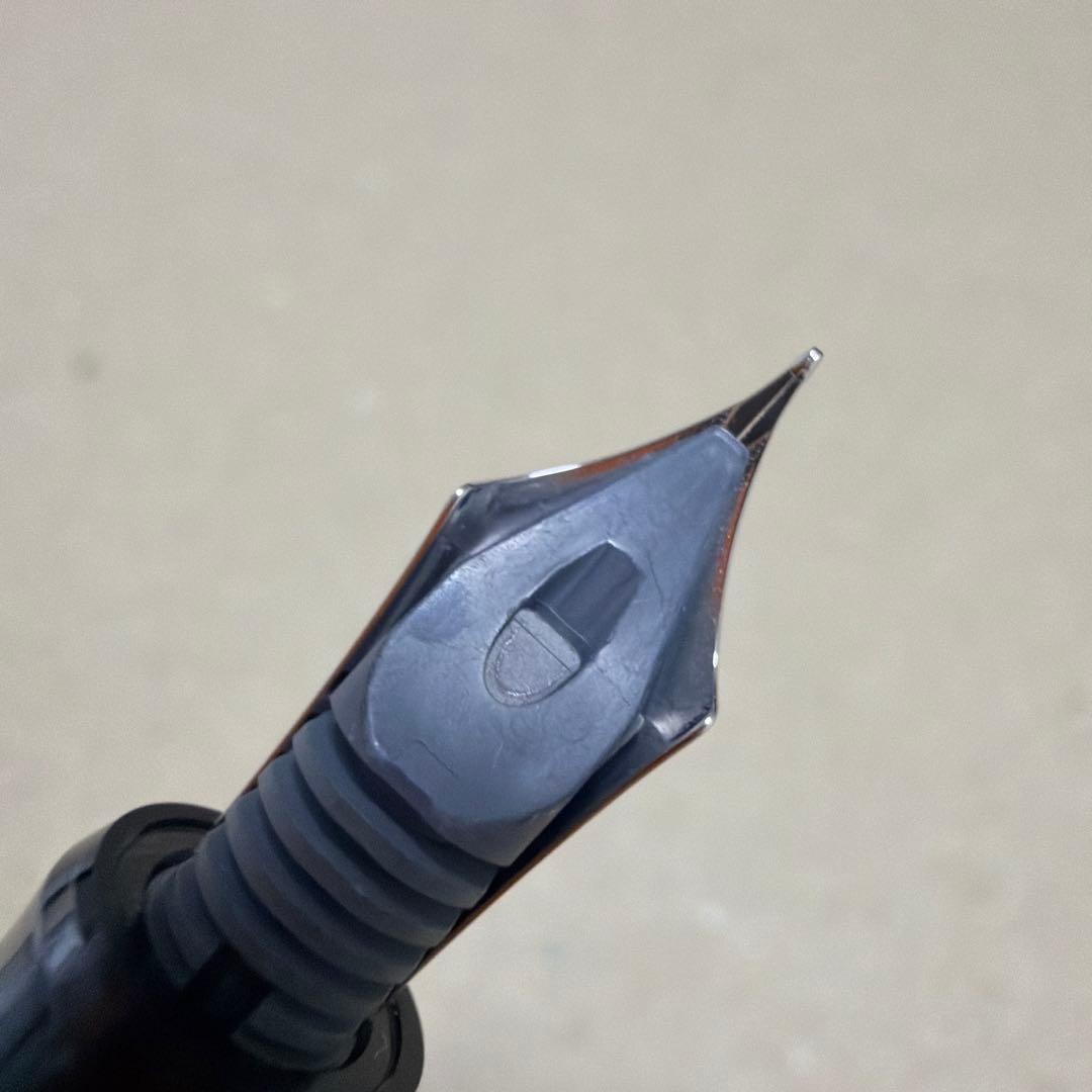 新品 廃盤 PILOT カスタム74 万年筆 クリア ターコイズグリーン F