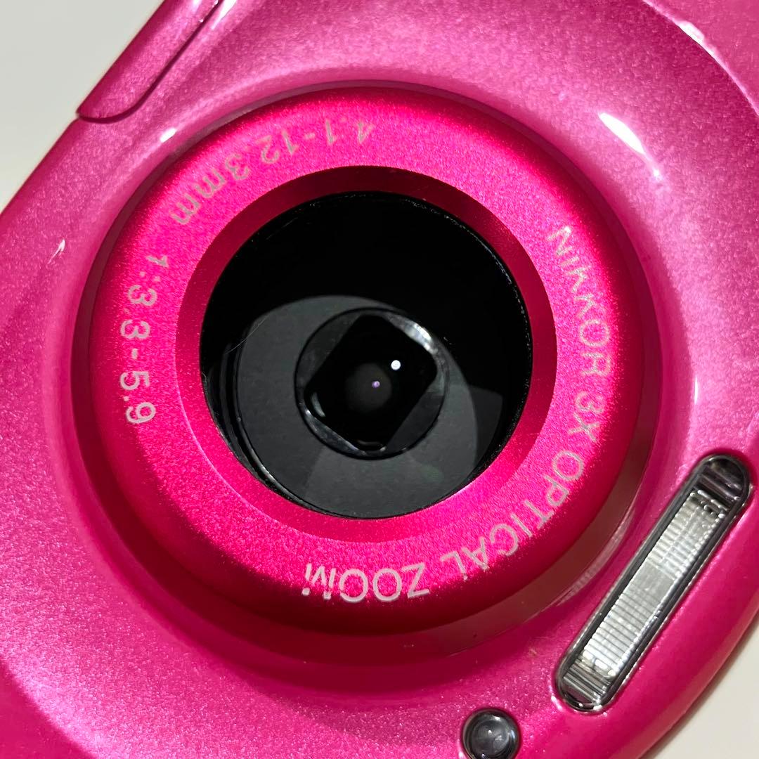 Nikonニコン COOLPIX W100 ピンク デジタル カメラ 動作確認済