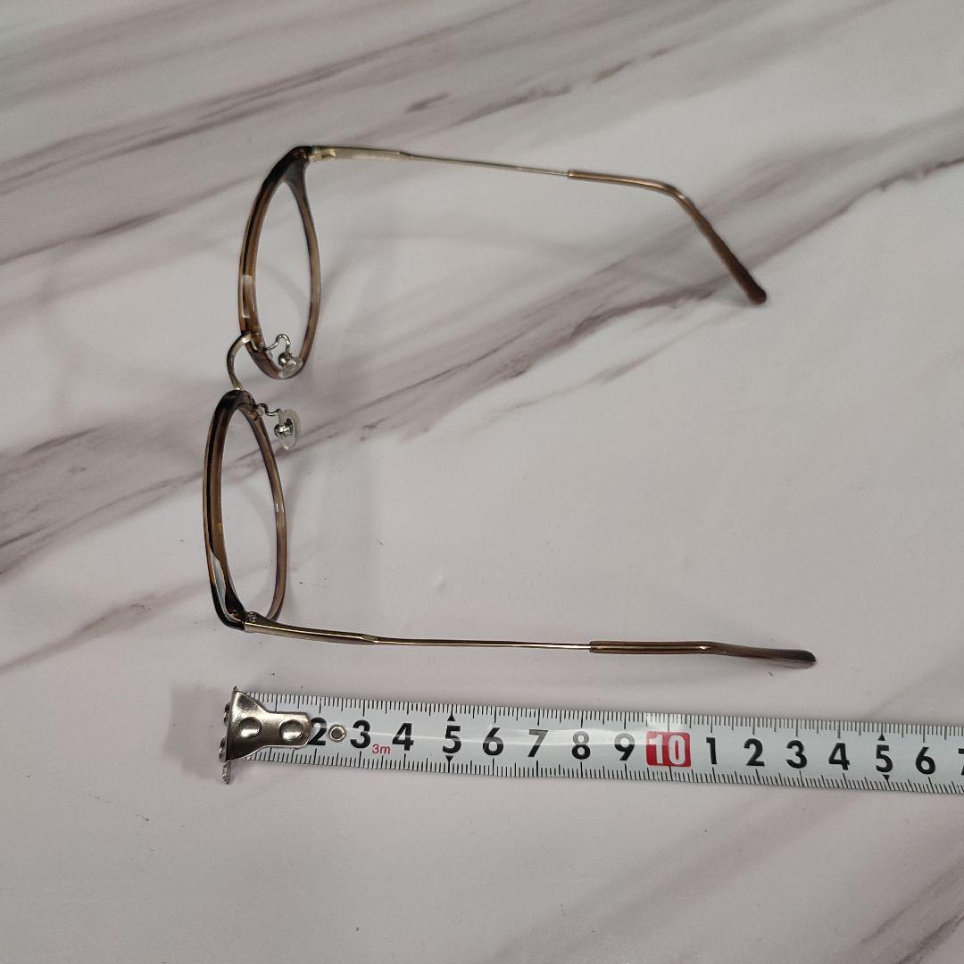 【美品】JINS ジンズ　メガネ ラウンド型 　伊達メガネ