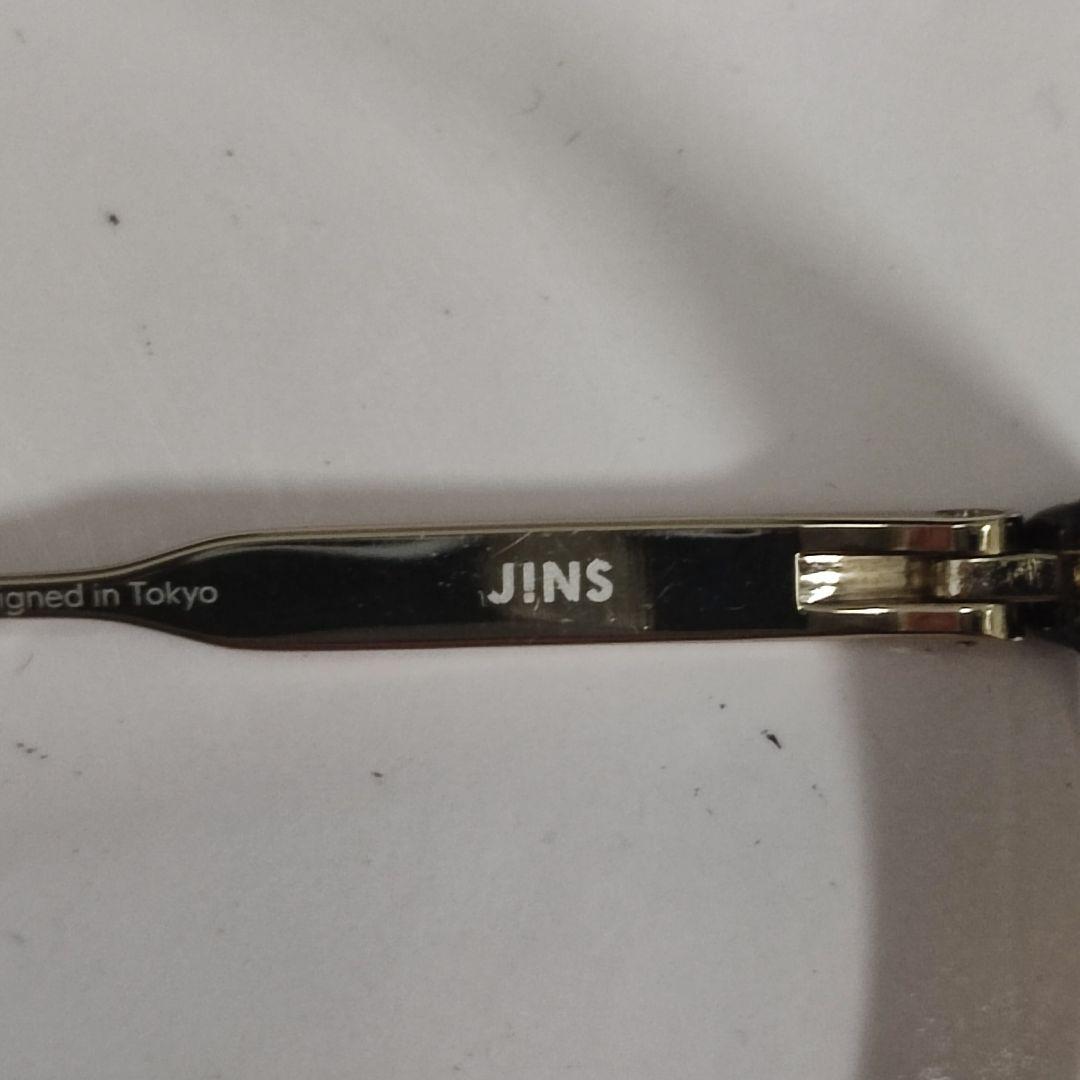 【美品】JINS ジンズ　メガネ ラウンド型 　伊達メガネ
