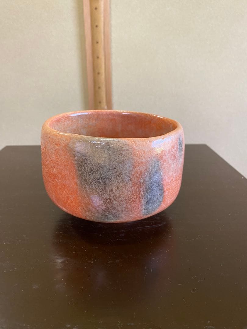 茶道具/赤楽 黒楽 茶碗 池田退輔 作品 本間焼