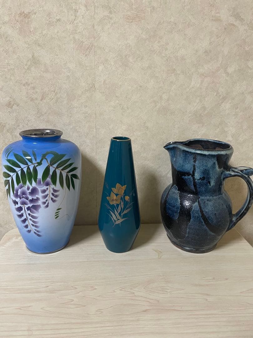陶器の花瓶セット　個別売り可