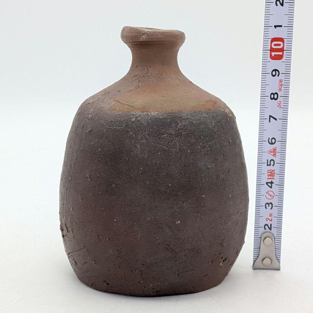 岡山県重要無形文化財 金重有邦 備前焼 徳利 共箱合布栞 とっくり 酒器 容器