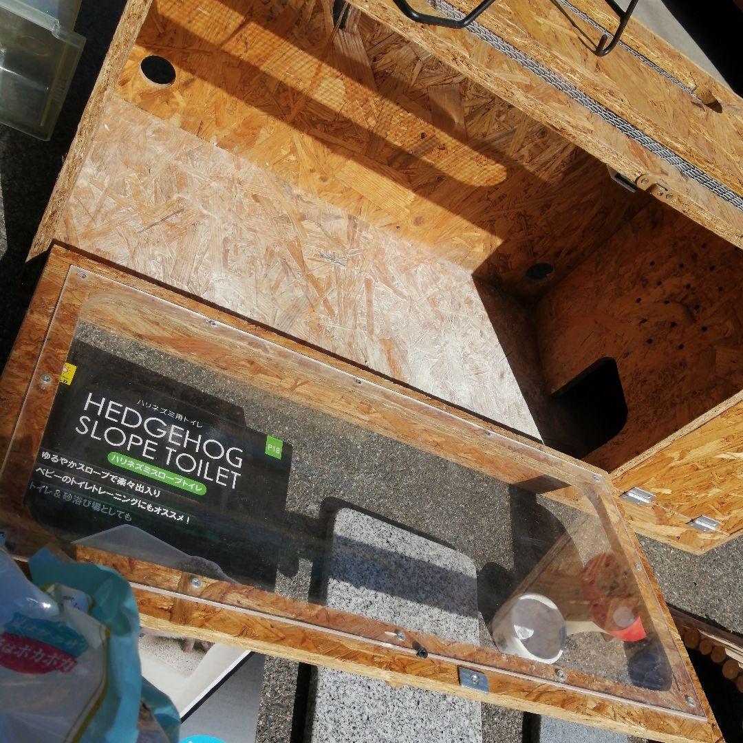 ハリネズミ用飼育小屋　と遊び道具　ヒーター　中古品