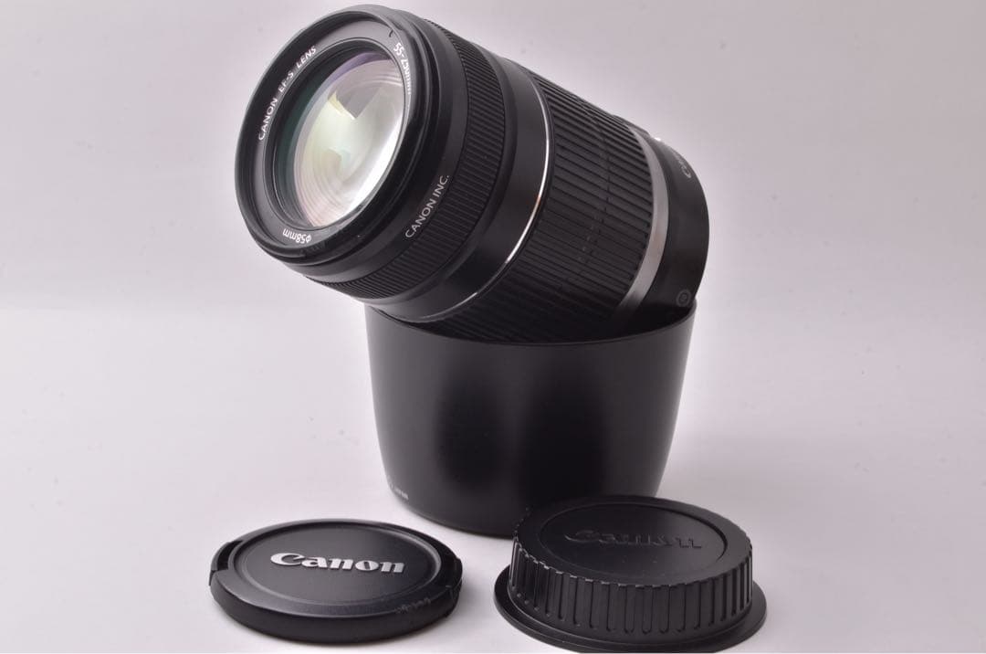 【大迫力の望遠レンズ】キヤノン　EF-S　55-250mm　IS　キヤノン