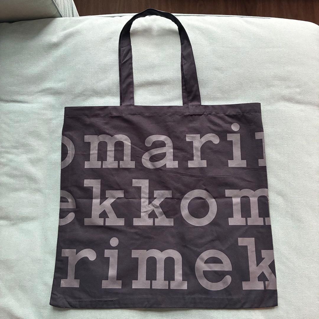 マリメッコ marimekko ブラックフライデーロゴトートバッグ