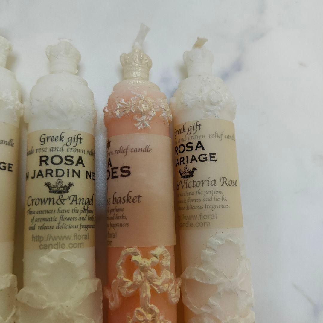 新品✨ 薔薇アロマキャンドル 9本セット　キャンドル作家kanameさん有瀧聡美