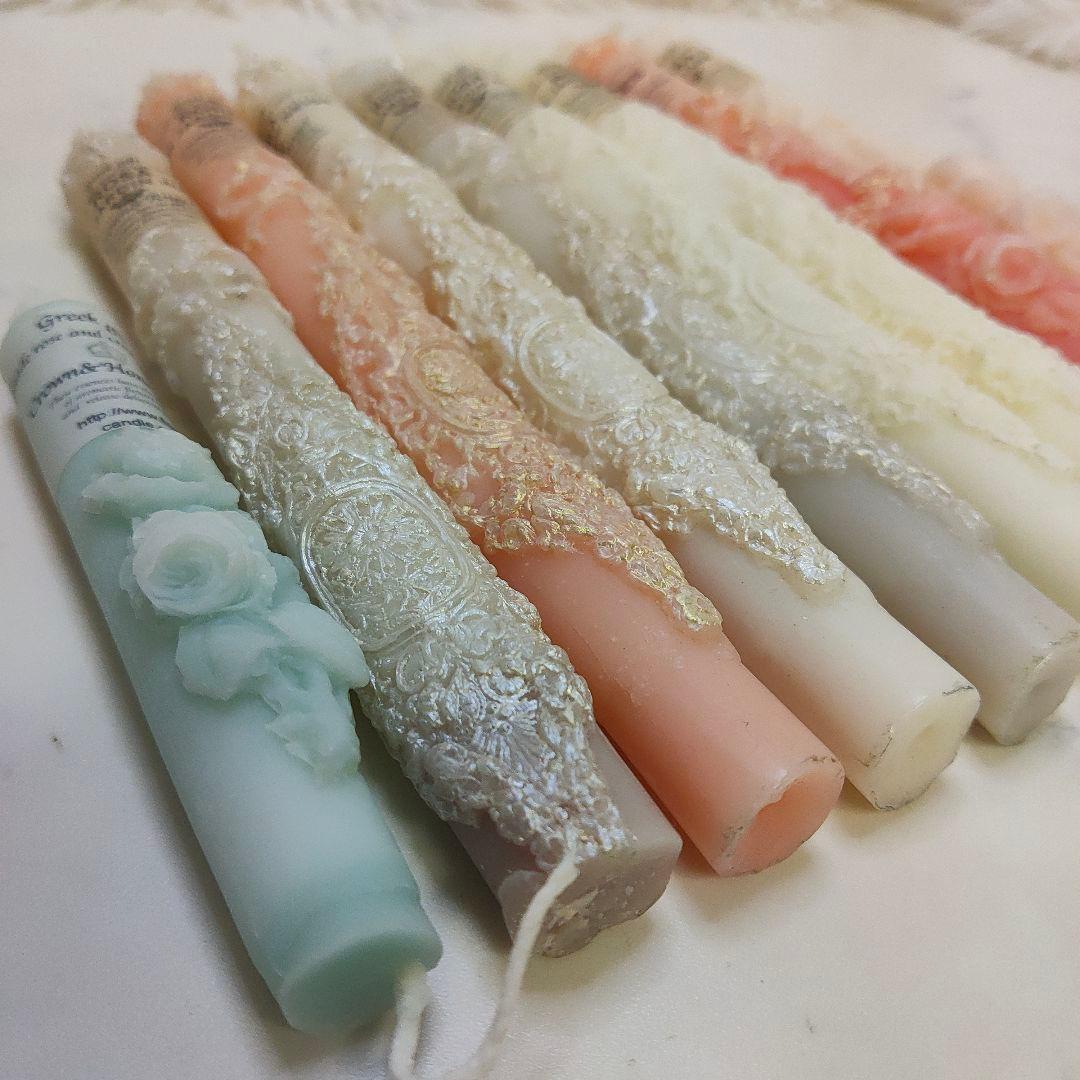 新品✨ 薔薇アロマキャンドル 9本セット　キャンドル作家kanameさん有瀧聡美