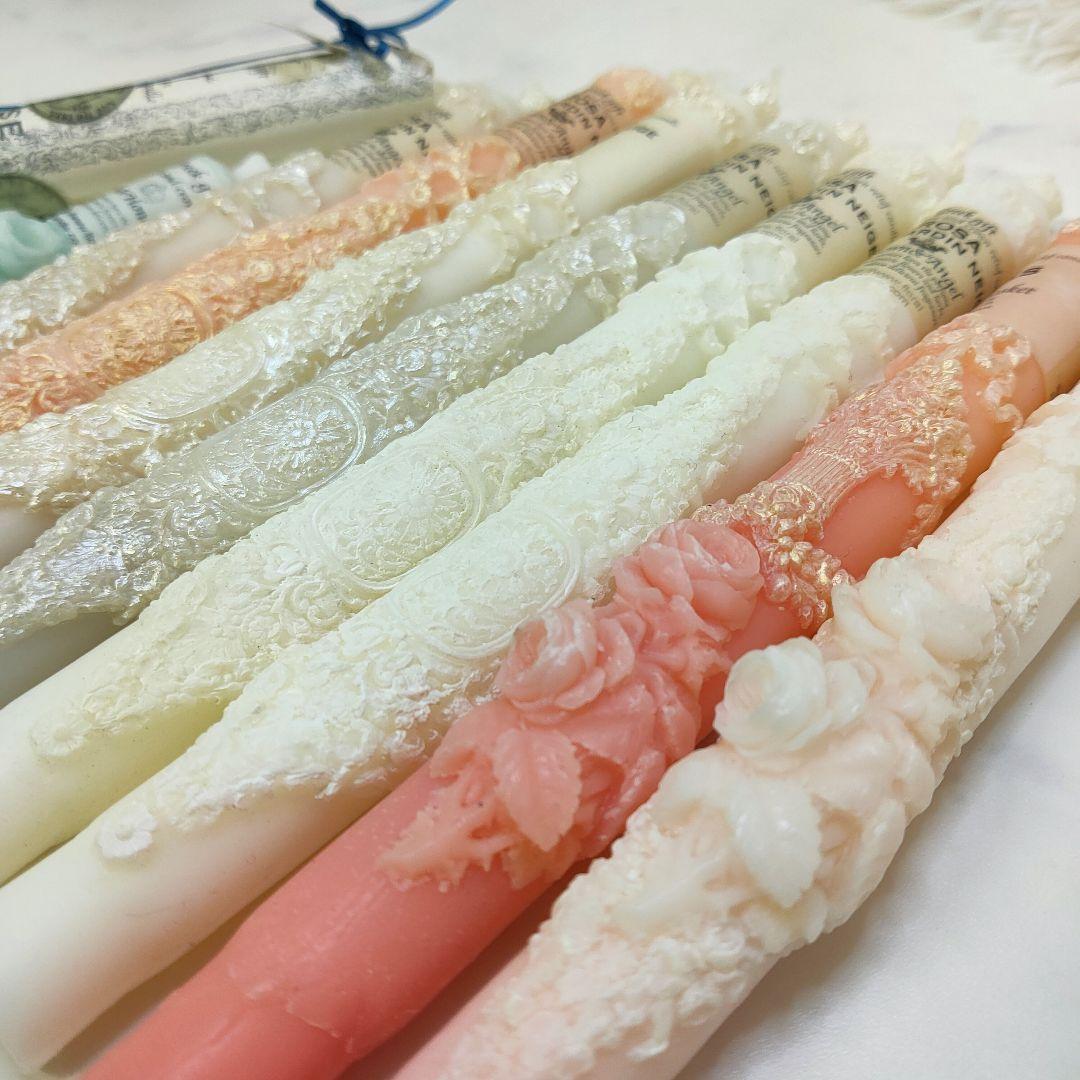 新品✨ 薔薇アロマキャンドル 9本セット　キャンドル作家kanameさん有瀧聡美