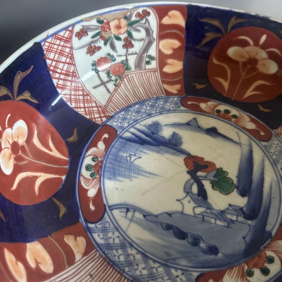 お値下げ❣️色絵陶器ボウル2点セット 難あり