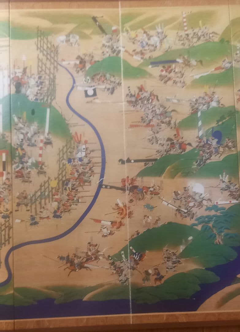 長篠合戦 長篠の戦い 屏風 (六曲一隻)