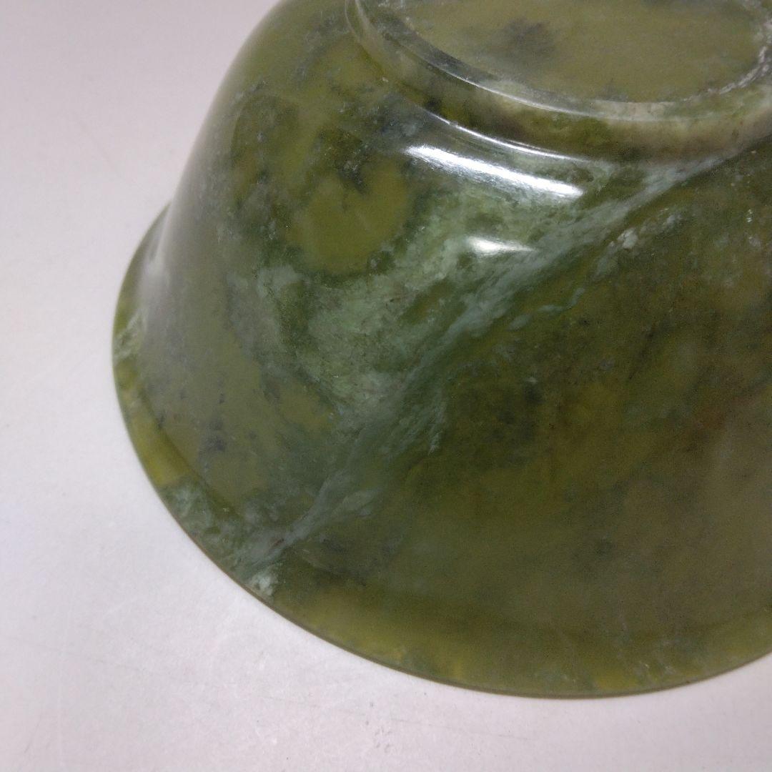 中国古玩 翡翠 玉 茶碗 茶道具
