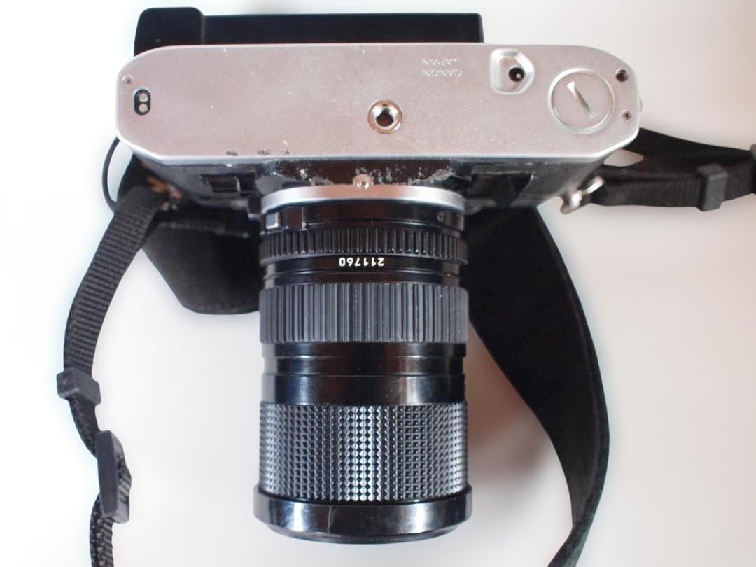 Canon AE-1 一眼レフカメラ data back 35-70mmレンズ付