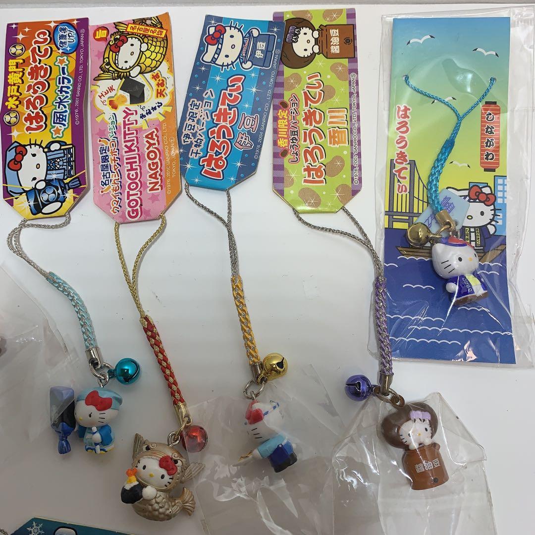 ご当地　キティ ストラップ　まとめ売り　11個　根付け