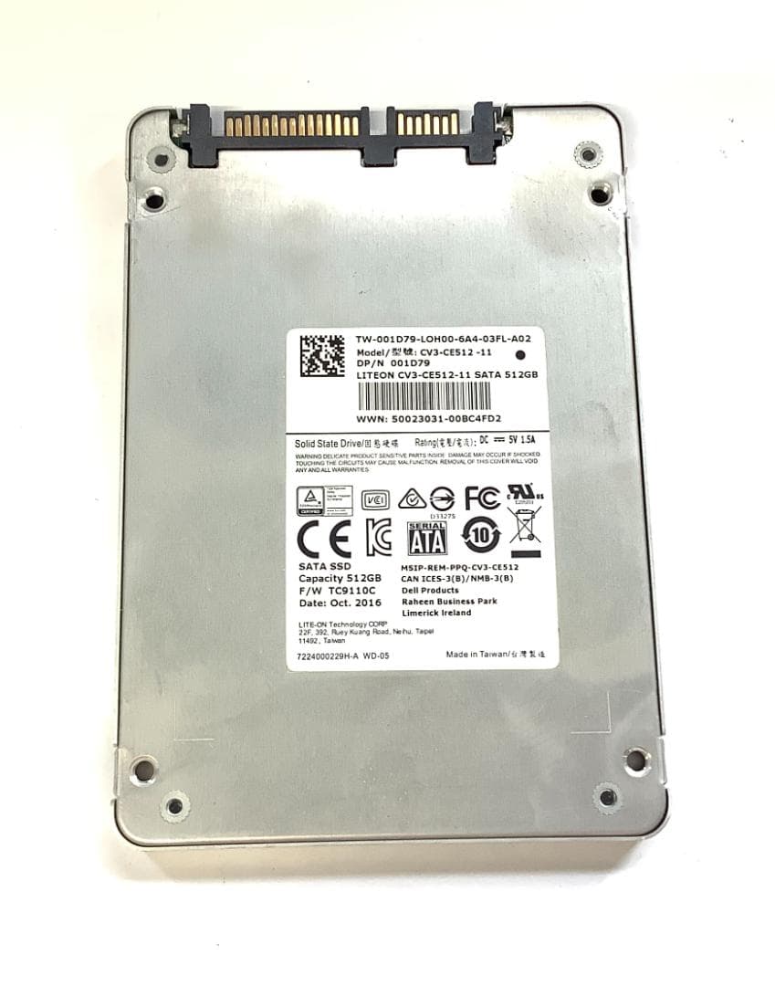 ③-WA543-LITE-ON SATA 512GB SSD 2.5 1点