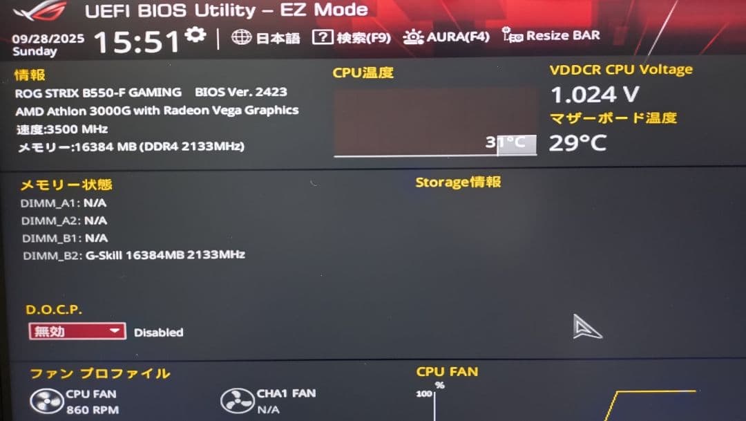 マザーボード ASUS ROG STRIX B550-F GAMING