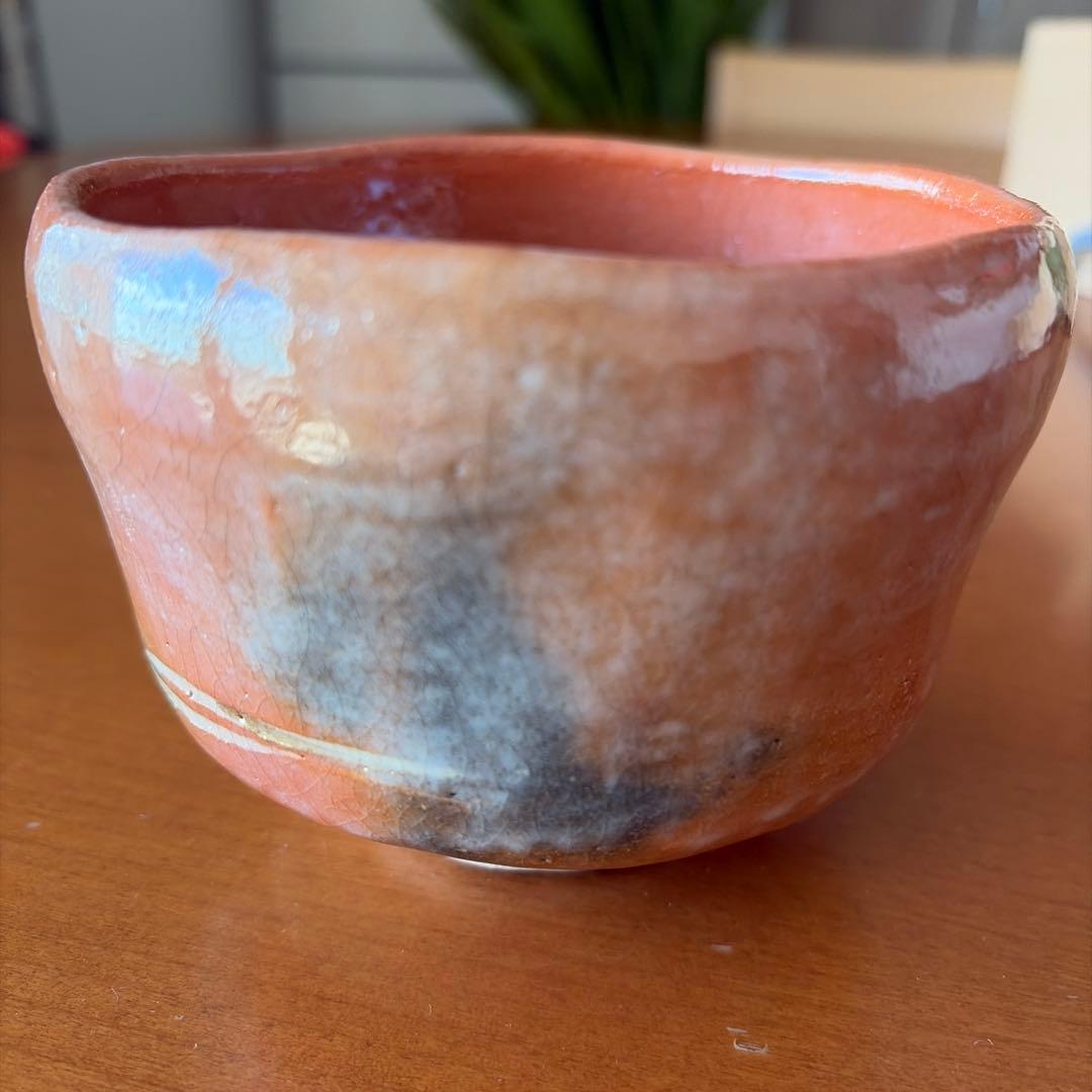 赤楽　吉村楽入　抹茶椀　茶道