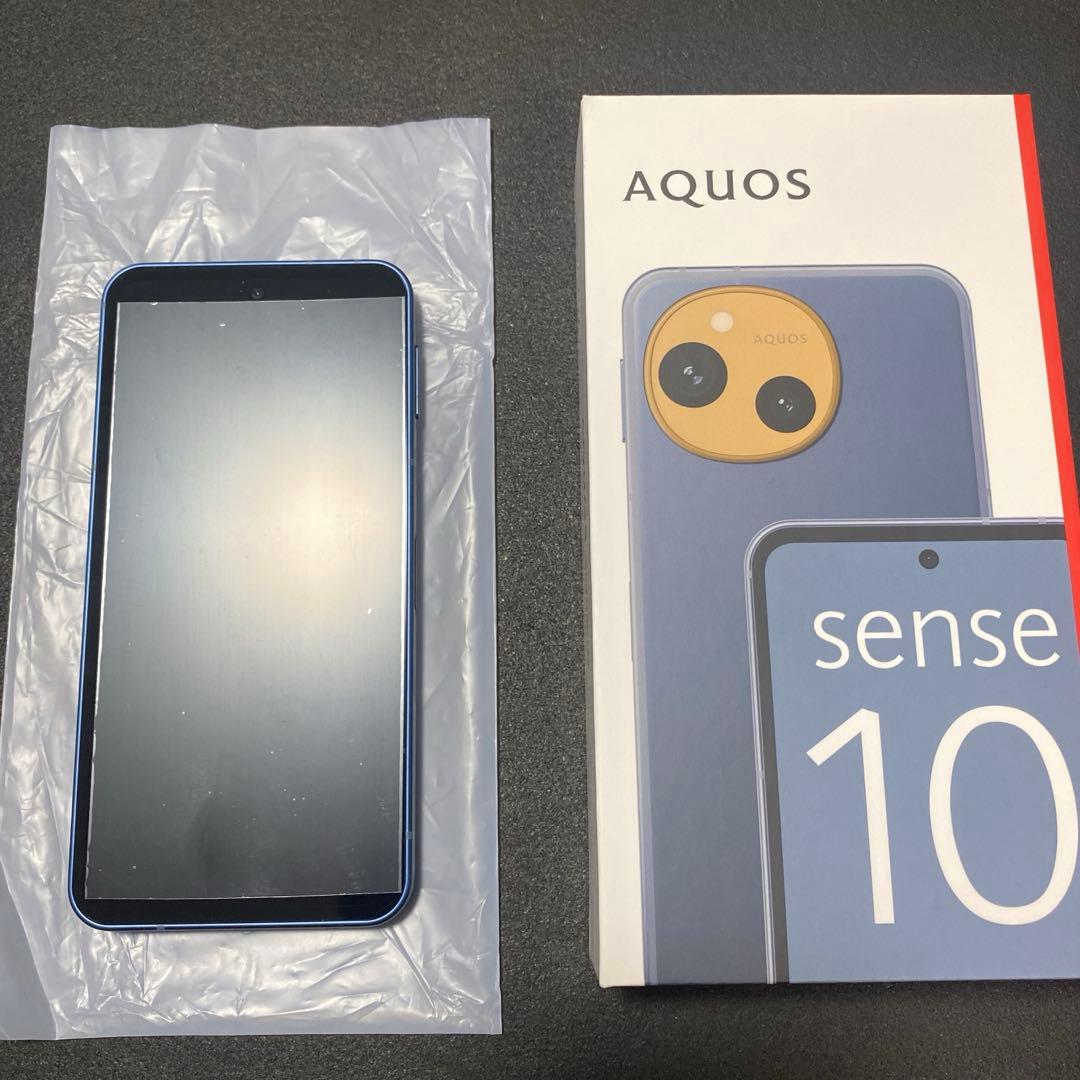 【中古】SHARP AQUOS sense10 6GB/128GB ネイビー