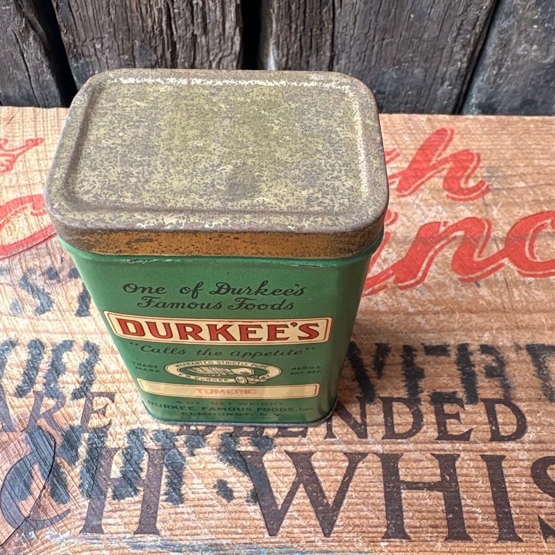 【1930s-1940s USA vintage】DURKEE’S スパイス 缶