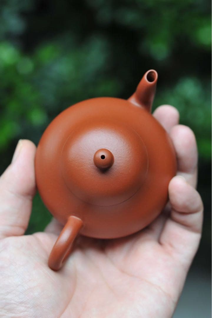 原鉱朱泥急須 中国 宜興 紫砂 紫泥 急須 茶壺 茶銚 茶注 茶器 煎茶道具