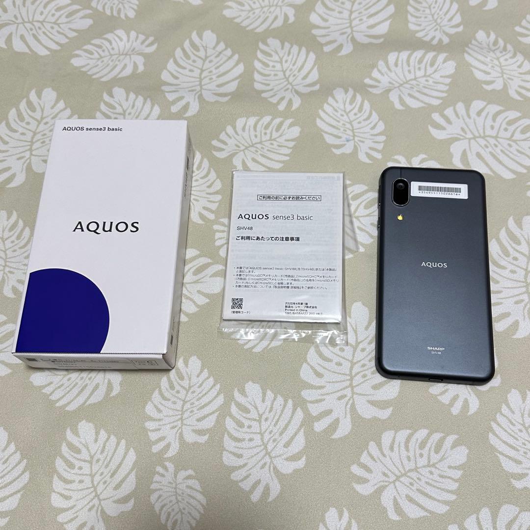 AQUOS sense3 basic ブラック 32GB