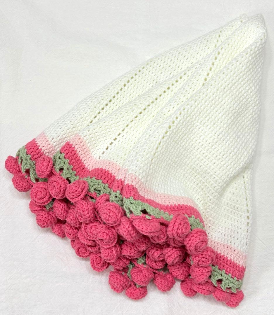 花束ブランケット　バラ　80cm
