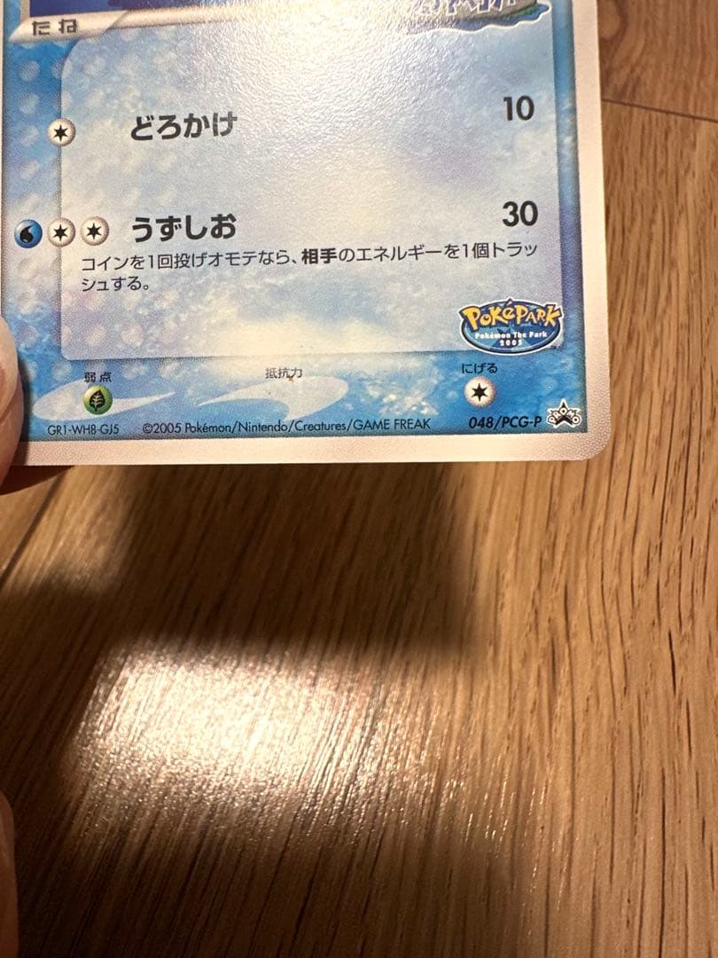 ポケパーク ミズゴロウ ポケモンカード