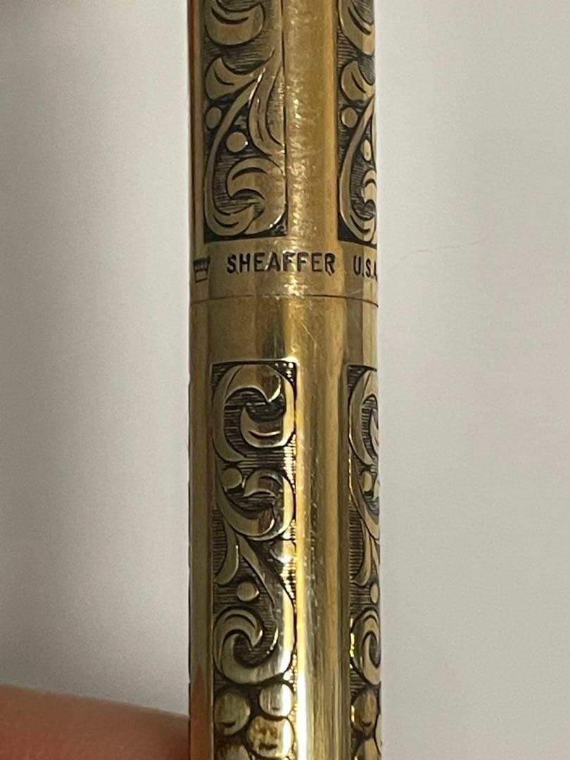 ビンテージ　シェーファー　USA ボールペン　12kGF 金張り