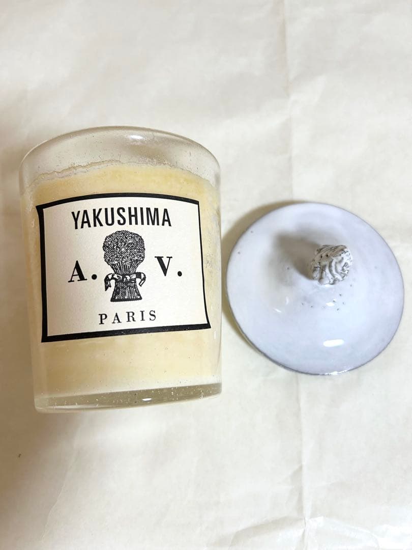 アスティエドヴィラット　リッド 蓋 & キャンドル　セット　屋久島　アスティエ
