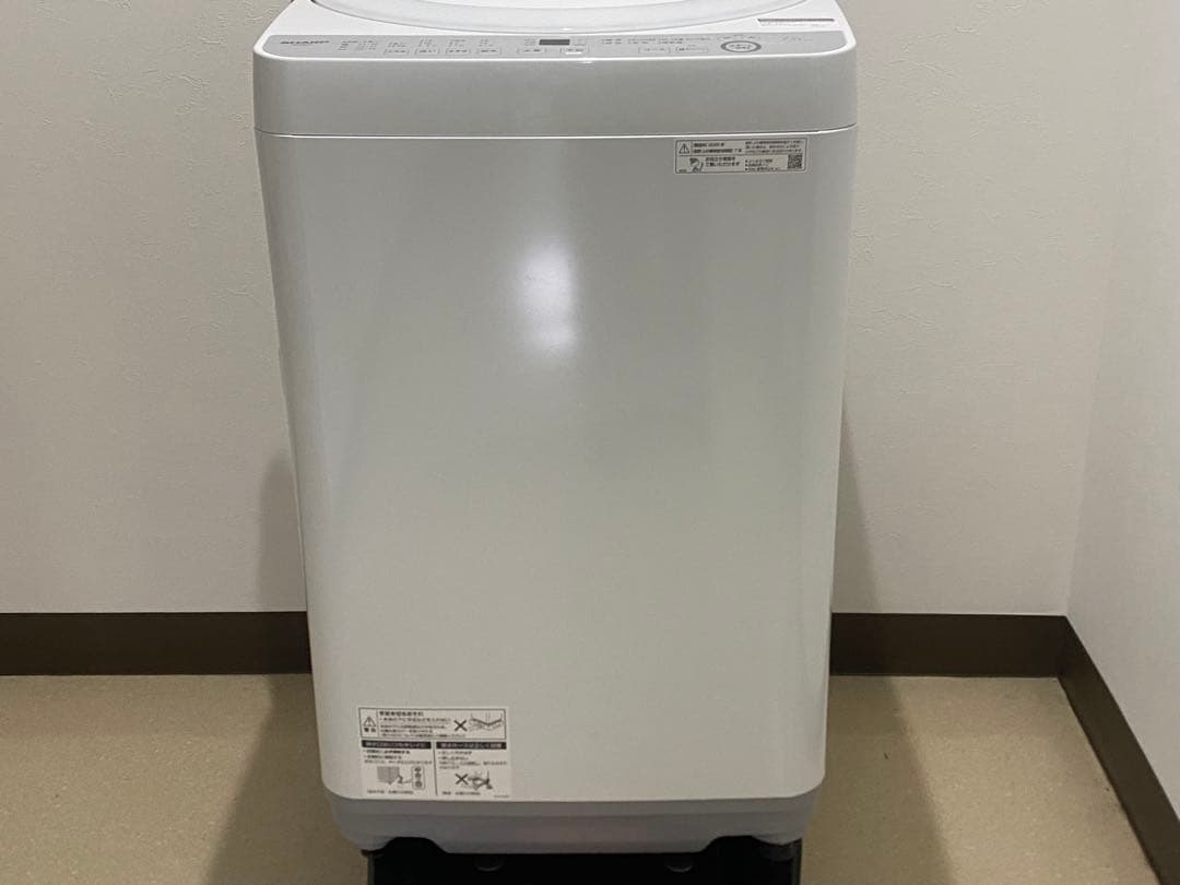 SHARP シャープ 縦型洗濯機 7.0kg ES-GE7J-S 2025年製