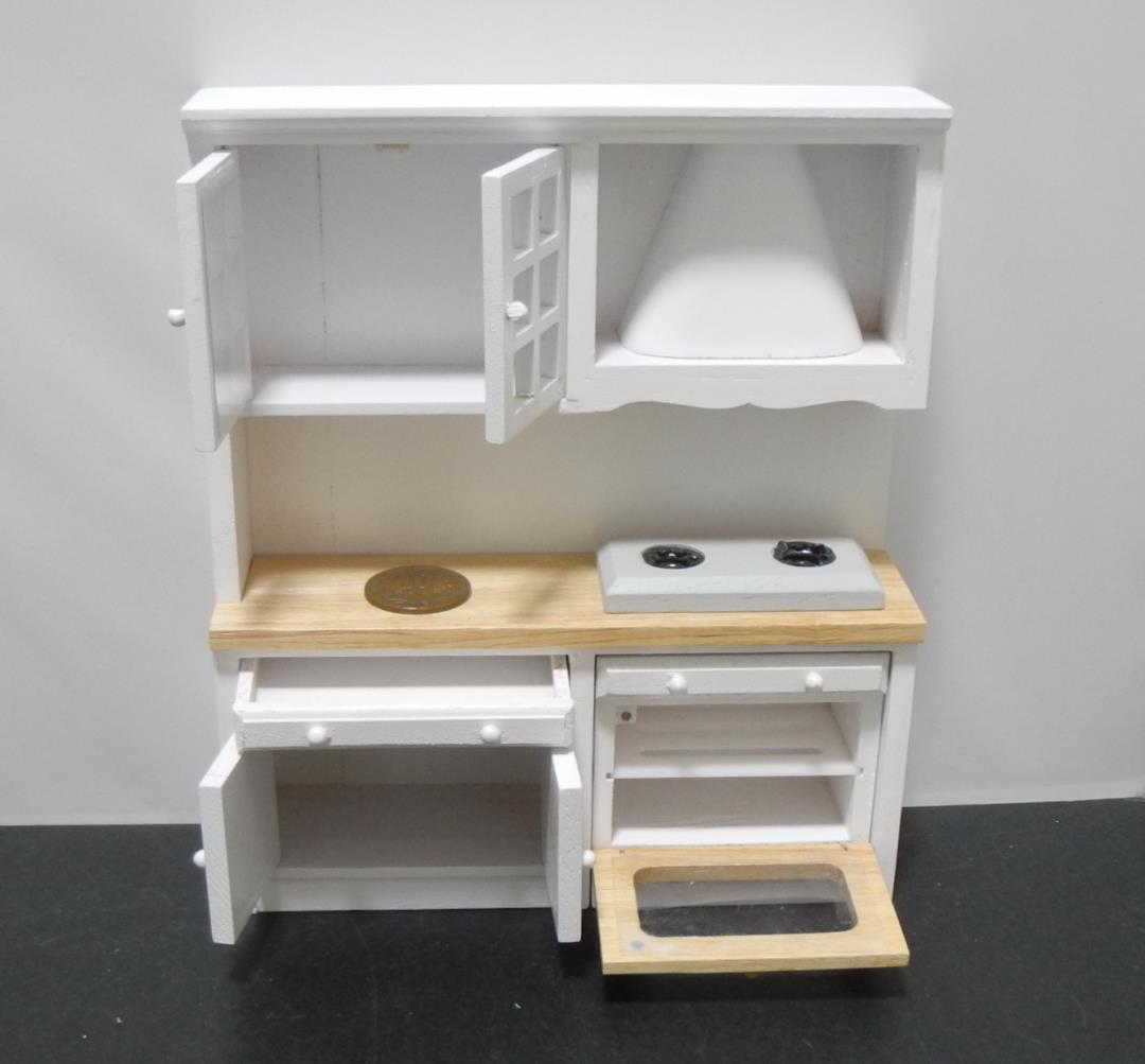 ドールハウス◆新品◆DXキッチンセット(白)◆NM+R+T
