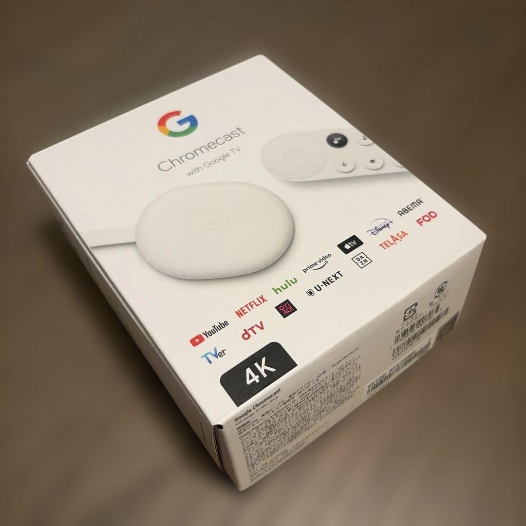 【Google】Chromecast with Google TV 4Kモデル