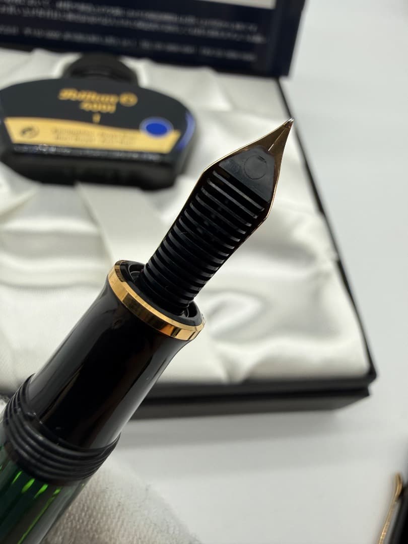 ペリカン　万年筆　14c-585 新品同様　箱/インク付き