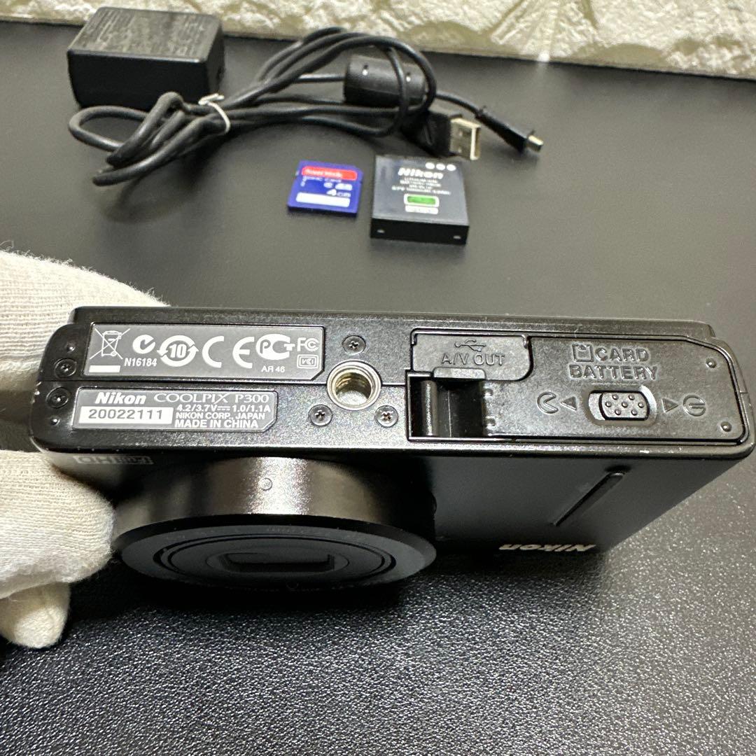 ニコンNikon COOLPIX P300 動作確認済【概ね美品】