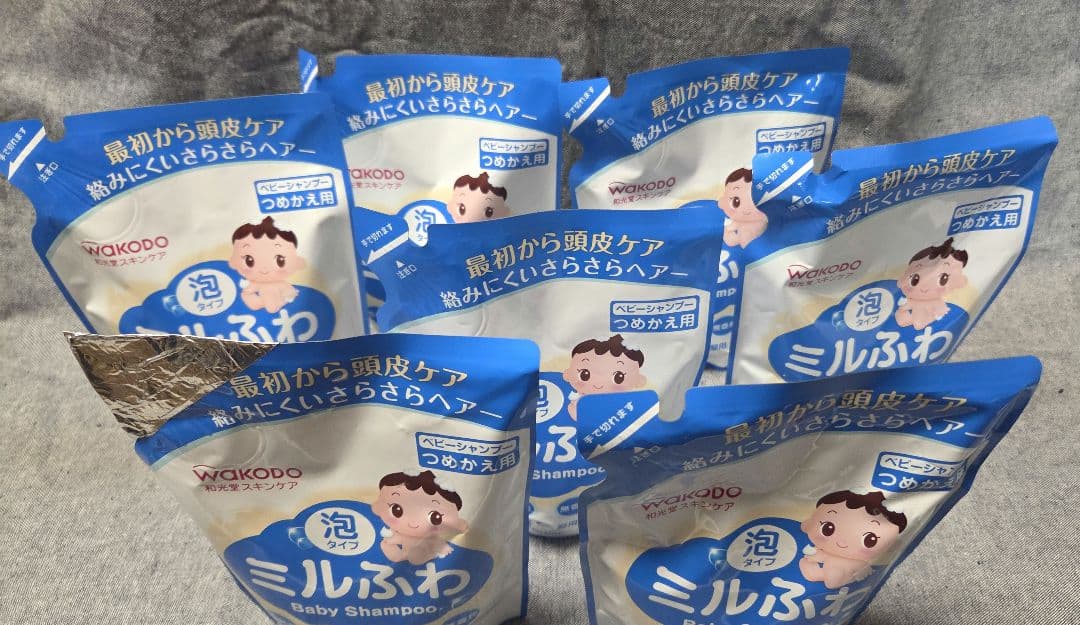 【和光堂】ミルふわ　合計10個セット　ベビーシャンプー　髪用　泡タイプ