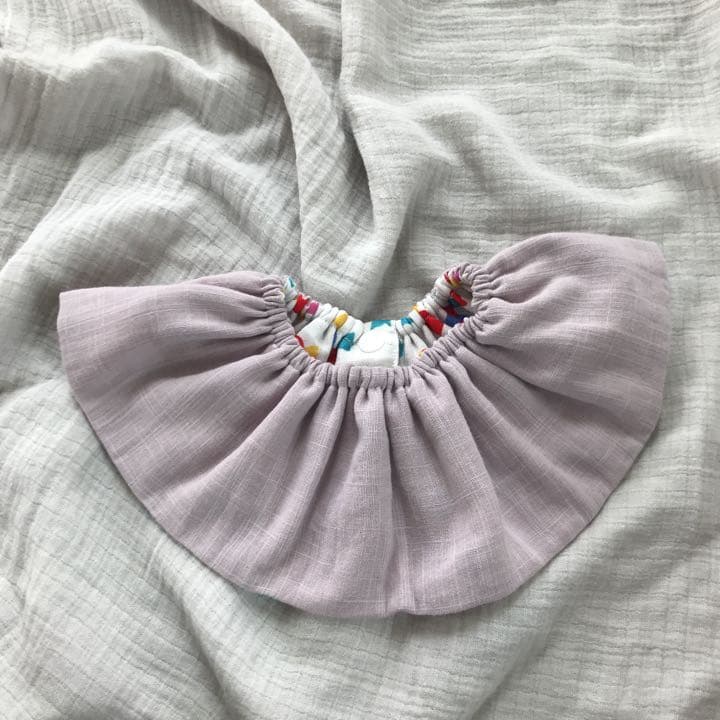 再販★キャンディ×ナチュラルライラック★ ハンドメイド　リバーシブル　スタイ