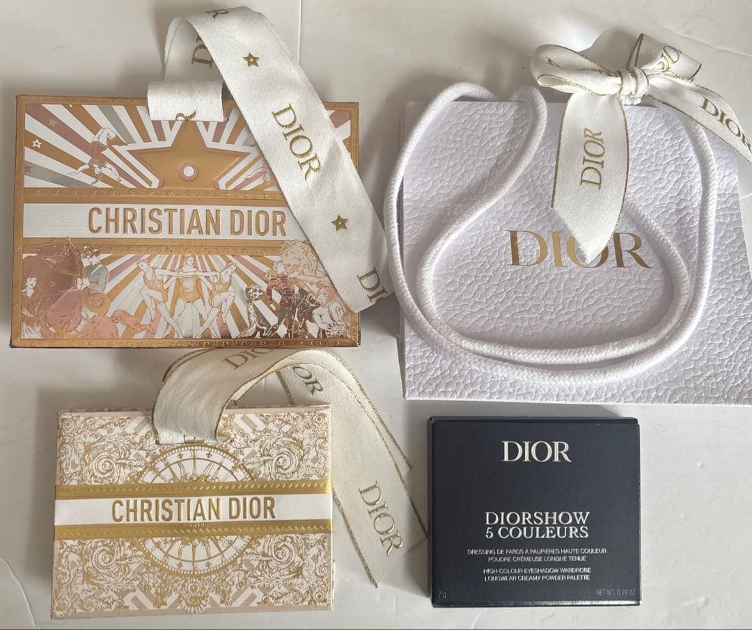 【Dior】ディオールショウ　サンククルール　743ローズチュール　サンプル、袋