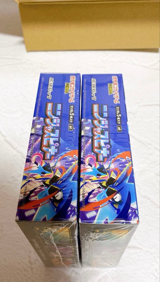 【シュリンク付き】ポケモンカード　ニンジャスピナー BOX 2箱セット 即日発送