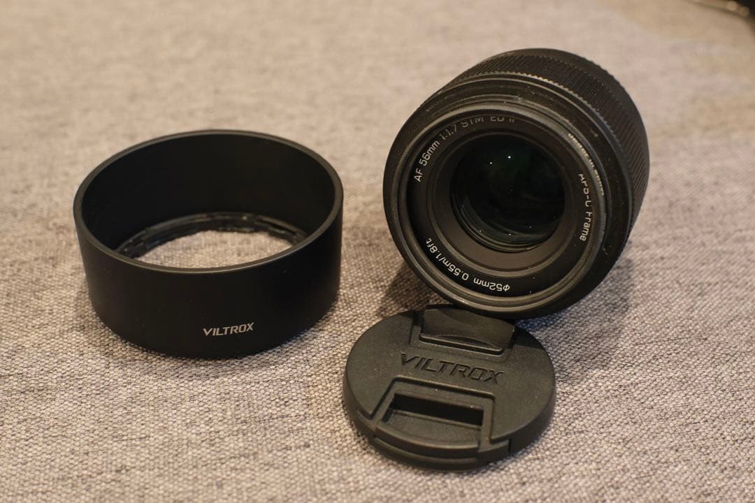 VILTROX AF 56mm F1.7 XF　美品　レンズプロテクター付