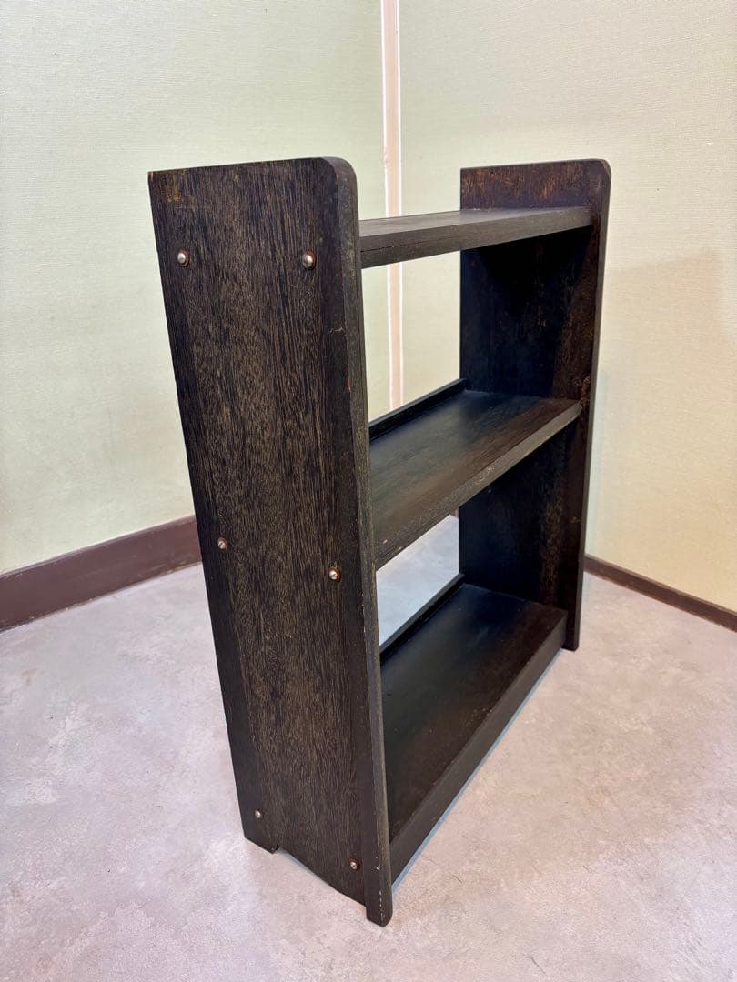 昭和レトロ 木製棚 本棚 飾り棚 古家具 古道具 ヴィンテージ