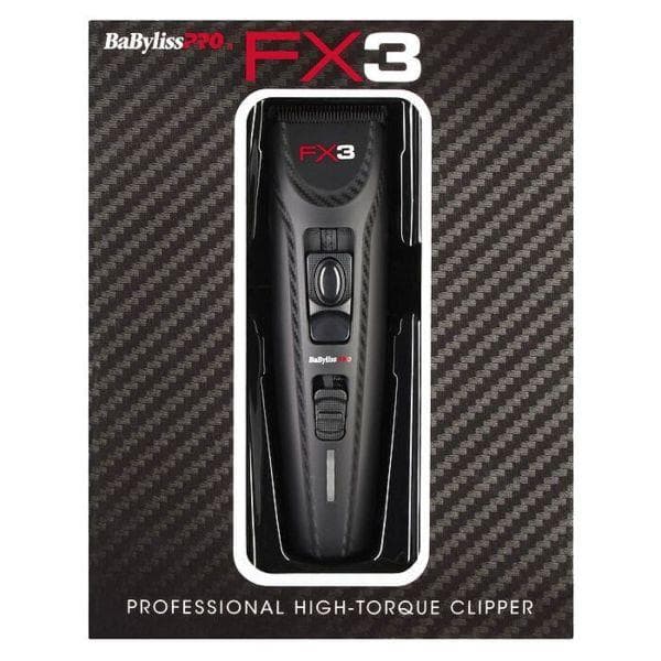 BaBylissPRO FX3 Clipper Black フェードカット必需品