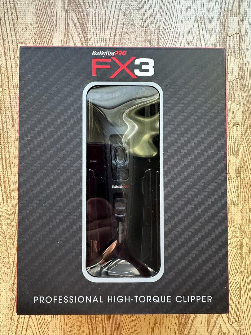 BaBylissPRO FX3 Clipper Black フェードカット必需品