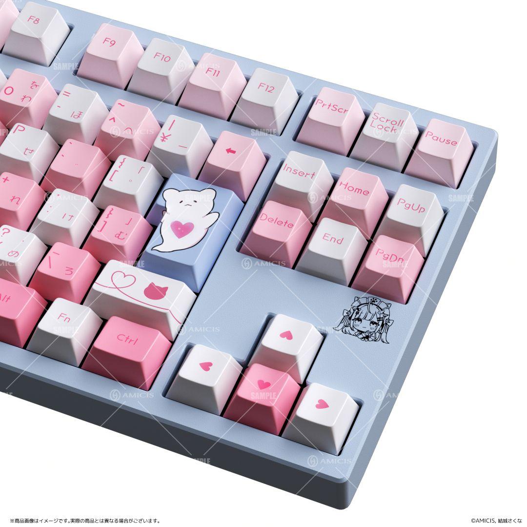 結城さくな × AMICIS ゲーミングキーボード 80HE 日本語配列②