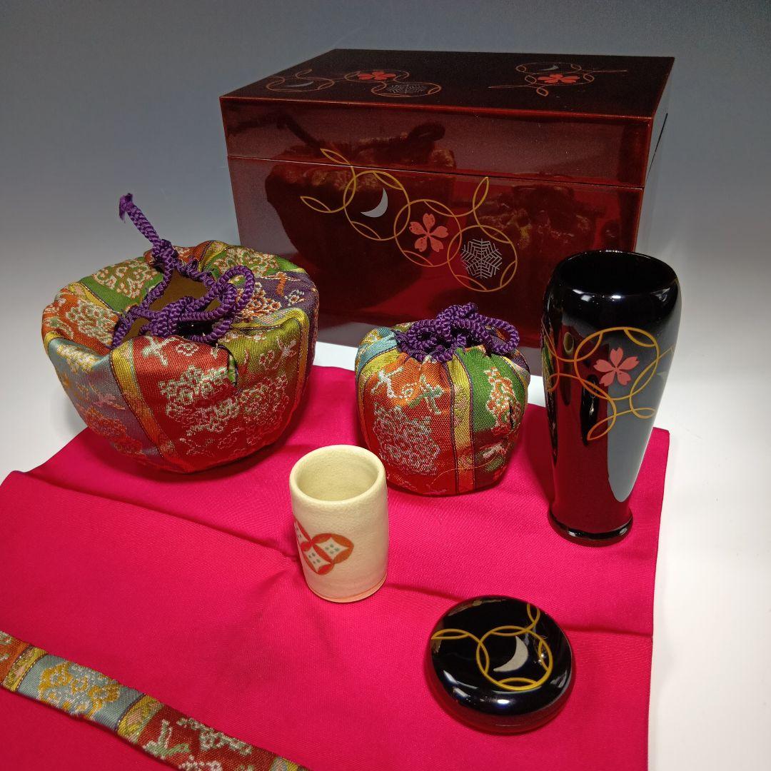 最終値下げ茶道具　蒔絵茶箱一式