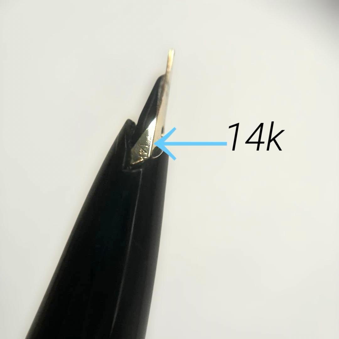 ✴︎昭和レトロ・Sailor万年筆・ペン先14k・シルバー/ブラック✴︎