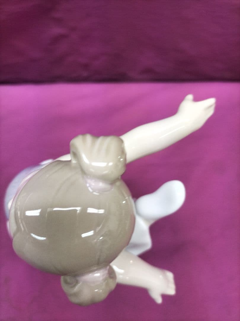 リヤドロNAO　陶器人形　スペイン　ステージに上がろう　共箱有り　完品美品