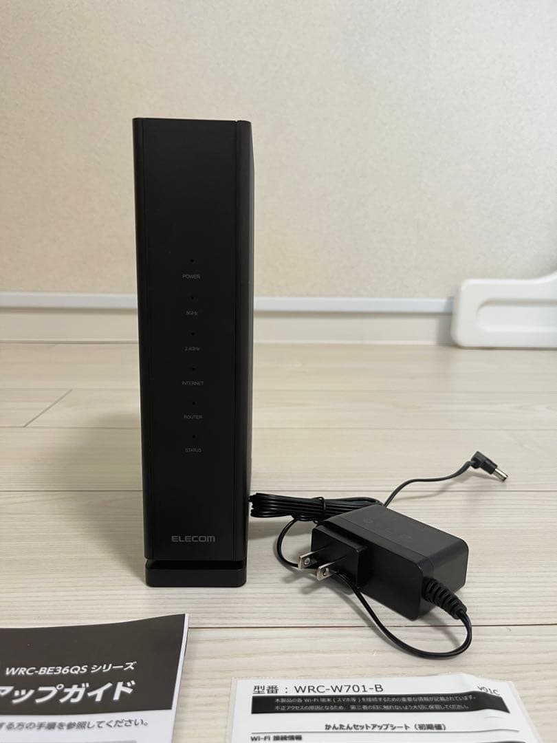【たっきー】ELECOM Wi-Fi7 WRC-W701-B